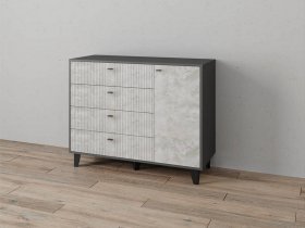 Комод «Катрин-13» (графит/мальта) в Красноглинном - krasnoglinnoe.mebel-nsk.ru | фото