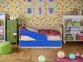 Кровать детская Бабочки 2,0 м в Красноглинном - krasnoglinnoe.mebel-nsk.ru | фото