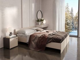 Кровать двухспальная 1,6м Гиза в Красноглинном - krasnoglinnoe.mebel-nsk.ru | фото