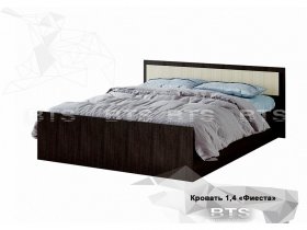 Кровать двуспальная 1,4м LIGHT Фиеста (BTS) в Красноглинном - krasnoglinnoe.mebel-nsk.ru | фото