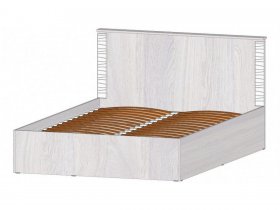 Кровать двуспальная с подъем. мех. 1,4 м Ривьера в Красноглинном - krasnoglinnoe.mebel-nsk.ru | фото