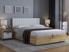 Кровать двуспальная 1,6м Юлия в Красноглинном - krasnoglinnoe.mebel-nsk.ru | фото