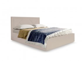 Кровать мягкая 1,6 Сиеста стандарт, вар.2 в Красноглинном - krasnoglinnoe.mebel-nsk.ru | фото