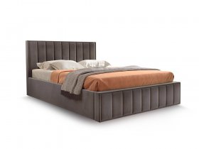 Кровать мягкая 1,6 Вена стандарт, вар.3 в Красноглинном - krasnoglinnoe.mebel-nsk.ru | фото