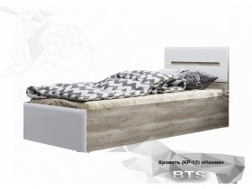 Кровать односпальная Наоми КР-12 в Красноглинном - krasnoglinnoe.mebel-nsk.ru | фото