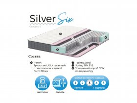 Матрас Silver Six в Красноглинном - krasnoglinnoe.mebel-nsk.ru | фото