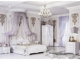 Модульная спальня «Филадельфия» в Красноглинном - krasnoglinnoe.mebel-nsk.ru | фото
