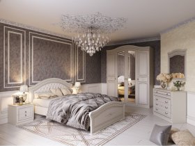 Модульная спальня Николь (Мебельград) в Красноглинном - krasnoglinnoe.mebel-nsk.ru | фото