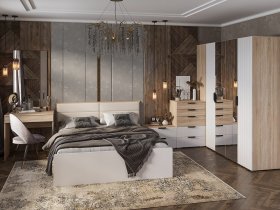 Модульная спальня Норд в Красноглинном - krasnoglinnoe.mebel-nsk.ru | фото