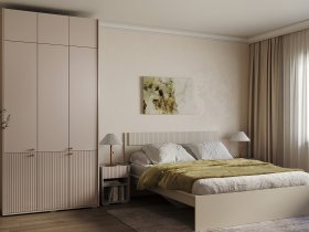 Модульная спальня Орма (МДФ) в Красноглинном - krasnoglinnoe.mebel-nsk.ru | фото
