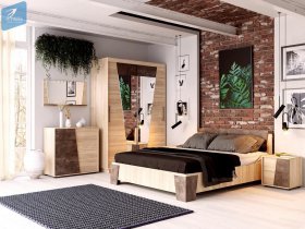 Модульная спальня Санремо в Красноглинном - krasnoglinnoe.mebel-nsk.ru | фото