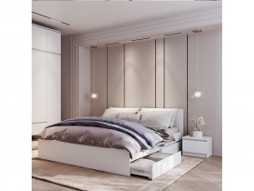 Модульная спальня Симпл в Красноглинном - krasnoglinnoe.mebel-nsk.ru | фото