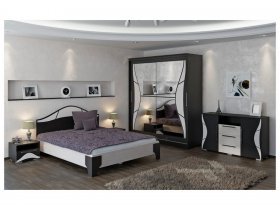 Модульная спальня Верона (Линаура) в Красноглинном - krasnoglinnoe.mebel-nsk.ru | фото
