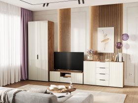 Модульная стенка Соната в Красноглинном - krasnoglinnoe.mebel-nsk.ru | фото