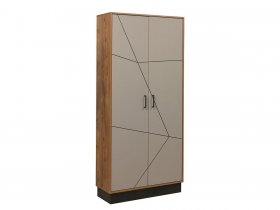 Шкаф двухстворчатый комбинированный для одежды Гамма  54.14 в Красноглинном - krasnoglinnoe.mebel-nsk.ru | фото