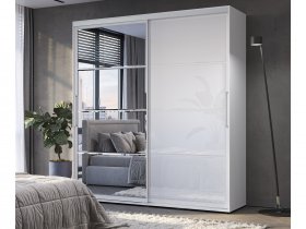 Шкаф-купе Крафт-6 2,0м (белый) в Красноглинном - krasnoglinnoe.mebel-nsk.ru | фото