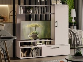 Стенка «Сиена» (кашемир) в Красноглинном - krasnoglinnoe.mebel-nsk.ru | фото